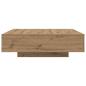 Preview: Couchtisch Artisan-Eiche Holzwerkstoff 100 x 100 x 31 cm
