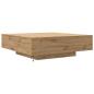 Preview: Couchtisch Artisan-Eiche Holzwerkstoff 100 x 100 x 31 cm