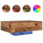 Preview: Couchtisch mit LED-Lichtern aus altem Holz 85x55x31 cm