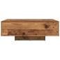 Preview: Couchtisch mit LED-Lichtern aus altem Holz 85x55x31 cm