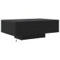 Preview: Couchtisch mit LED-Lichtern Schwarz Eiche 85x55x31 cm