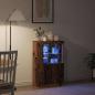 Preview: Sideboard mit LED-Lichtern Altholz 60,5x37x100 cm