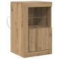 Preview: Sideboard mit LED-Lichtern Artisan Eiche 41x37x67 cm