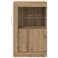 Preview: Sideboard mit LED-Lichtern Artisan Eiche 41x37x67 cm