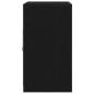 Preview: Sideboard mit LED-Lichtern Schwarz Eiche 41x37x67 cm