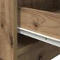 Preview: Nachttisch mit LED-Lichtern Artisan Eiche 45x40x55 cm