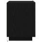 Preview: Nachttisch mit LED-Lichtern Schwarze Eiche 45x40x55 cm