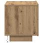 Preview: Nachttisch mit LED-Lichtern Artisan Oak 100x36x49 cm