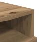 Preview: Nachttisch mit LED-Lichtern Artisan Eiche 40x39x37 cm