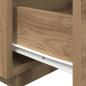 Preview: Nachttisch mit LED-Lichtern Artisan Eiche 40x39x37 cm
