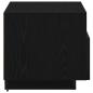 Preview: Nachttisch 2 stk. Schwarz Eichen-Optik 40 x 39 x 37 cm
