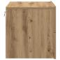 Preview: Nachttisch mit LED Wandmontage Artisan Eiche 50x39x41 cm