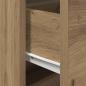 Preview: Nachttisch mit LED Wandmontage Artisan Eiche 50x39x41 cm