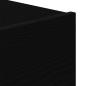 Preview: Nachttisch mit LED Wandmontage Schwarze Eiche 50x39x41 cm