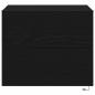 Preview: Nachttisch mit LED Wandmontage Schwarze Eiche 50x39x41 cm