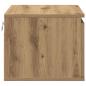 Preview: Nachttisch mit LED Wandmontage Artisan Eiche 50x36x30 cm