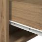 Preview: Nachttisch mit LED Wandmontage Artisan Eiche 50x36x30 cm