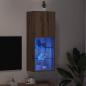 Preview: TV-Schrank mit LED-Lichtern Artisan Eiche 40,5x30x102 cm