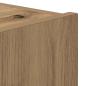 Preview: TV-Wandschrank mit LED-Lichtern Artisan Eiche 80x35x31 cm