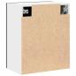 Preview: Schwarzer Eichenhängeschrank 50x31x60 cm Aus Holzwerkstoff