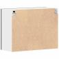 Preview: Schwarzer Eichenhängeschrank 80x31x60 cm aus Holzwerkstoff