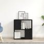 Preview: TV-Schrankset 60 x 24 x 63 cm Schwarz Holzwerkstoff