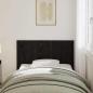 Preview: Bett Kopfteil Schwarz Eiche 120x1,5x80 cm Ingenieurholz