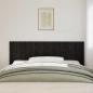 Preview: Bettkopfteile Schwarzes Eichenholz 200x1,5x80 cm Spanplatte