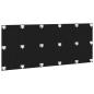 Preview: Bettkopfteile Schwarzes Eichenholz 200x1,5x80 cm Spanplatte