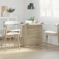 Preview: ARDEBO.de - Esstisch Sonoma Eiche 110x60x75 cm Holzwerkstoff