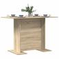 Preview: Esstisch Sonoma Eiche 110x60x75 cm Holzwerkstoff