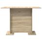 Preview: Esstisch Sonoma Eiche 110x60x75 cm Holzwerkstoff