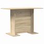 Preview: Esstisch Sonoma Eiche 110x60x75 cm Holzwerkstoff
