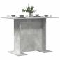 Preview: Esstisch Beton Grau 110x60x75 cm Holzwerkstoff