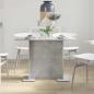Preview: Esstisch Beton Grau 110x60x75 cm Holzwerkstoff