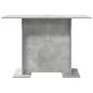 Preview: Esstisch Beton Grau 110x60x75 cm Holzwerkstoff
