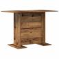 Preview: Esstisch Alte Holz 110x60x75 cm Holzwerkstoff