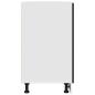 Preview: Schwarzer Eiche Schubladenschrank - 50x46x81,5 cm, Hergestellt aus Holzwerkstoff