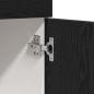 Preview: Schrank mit Schublade in Schwarz-Eiche, 80x46x81.5 cm, Hergestellt aus Holzwerkstoff