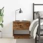 Preview: Nachttisch Alteiche 45x34x44 cm Holzwerkstoff