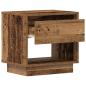 Preview: Nachttisch Alteiche 45x34x44 cm Holzwerkstoff