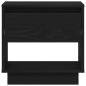 Preview: Nachttisch Schwarz Eiche 45x34x48 cm Holzwerkstoff