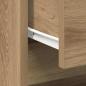 Preview: Nachttisch Artisan Eiche 45x34x44,5 cm Holzwerkstoff