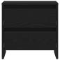 Preview: Nachttisch Schwarz Eiche 45x34x44,5 cm Holzwerkstoff