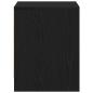 Preview: Nachttisch Schwarz Eiche 45x34x44,5 cm Holzwerkstoff
