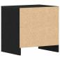 Preview: Nachttisch Schwarz Eiche 45x34x44,5 cm Holzwerkstoff