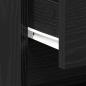 Preview: Nachttisch Schwarz Eiche 45x34x44,5 cm Holzwerkstoff