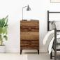 Preview: Nachttisch Altholz 40x35x70 cm Werkstoffholz