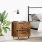 Preview: ARDEBO.de - Nachttisch Alte Holz 40x35x50 cm Ingenieurholz
