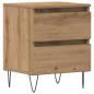 Preview: Nachttisch Artisan Eiche 40x35x50 cm Holzwerkstoff